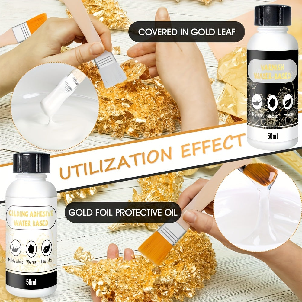 T126 Golden Foil Glue Combo Kit