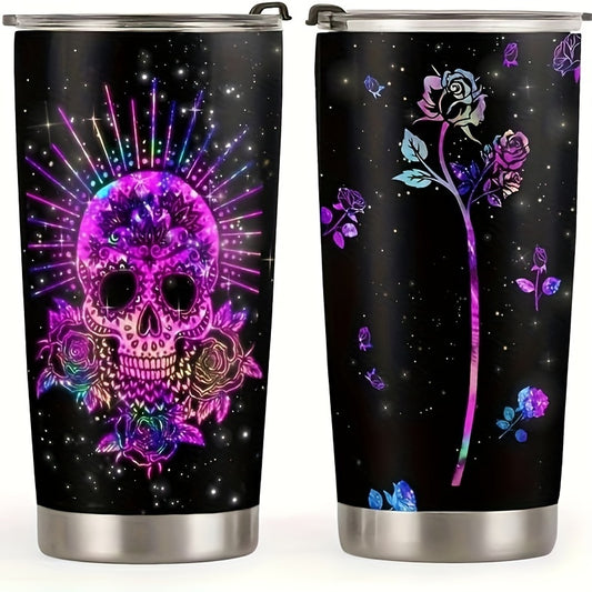 590ml 20oz Halloween Cartoon Water Cup Insulated Bottle