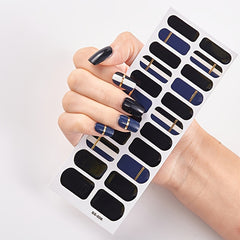 Self Adhesive Nail Stickers Glitter Glossy Waterproof Nail Art Decoration