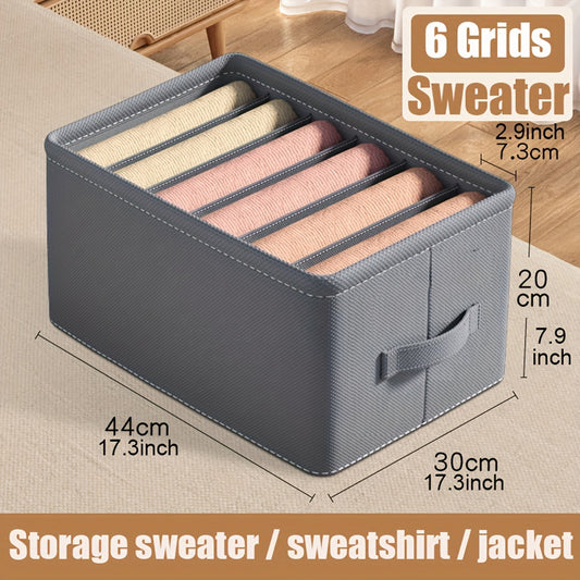 1pc PP Board Trousers Storage Box Divided Storage Box Closet Organizer