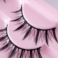 10 Pairs Comic Style False Eyelashes Spiky Pointed Thick Fairy Cosplay Makeup