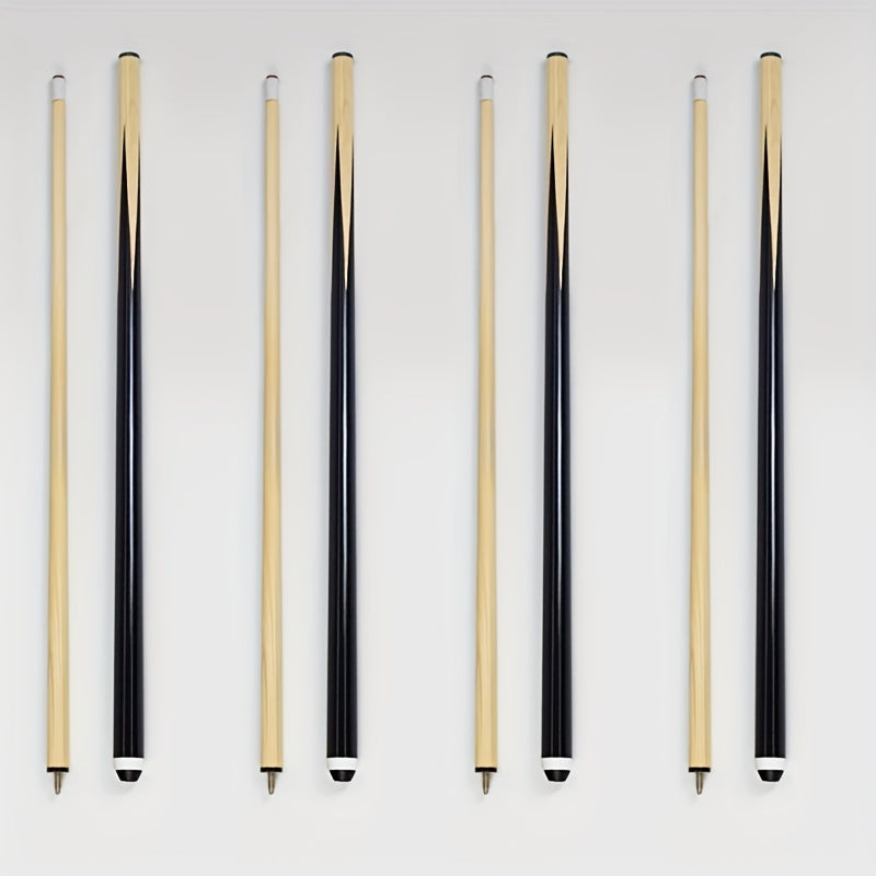 Hardwood Billiard Cue Sticks for Pool, Indoor Games