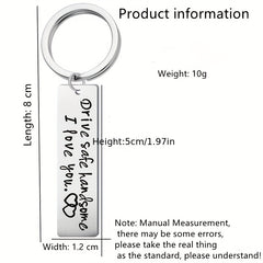 Drive Safe Keychain for Safe Driving Reminder