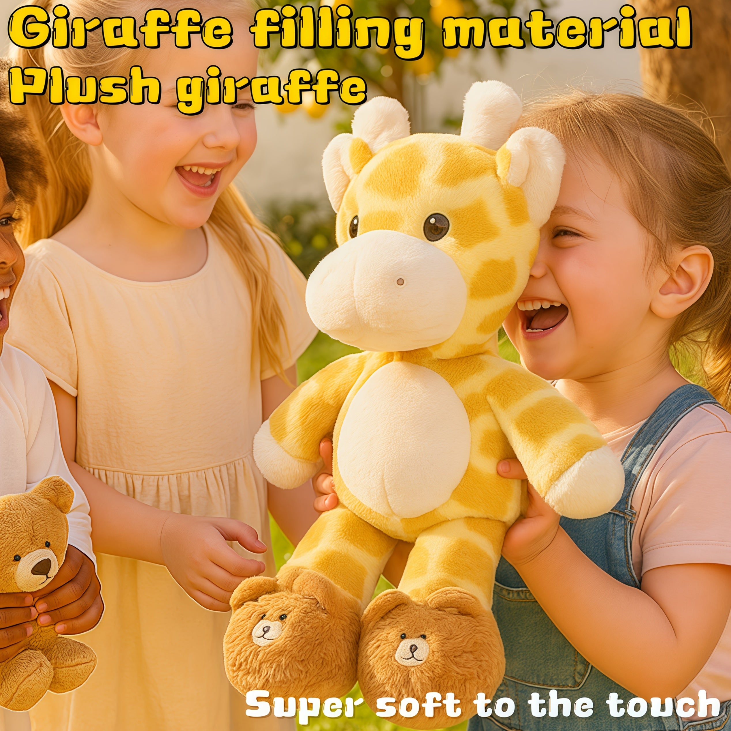 Giraffe Stuffed Toy Fawn Doll Ideal for Birthday Plush