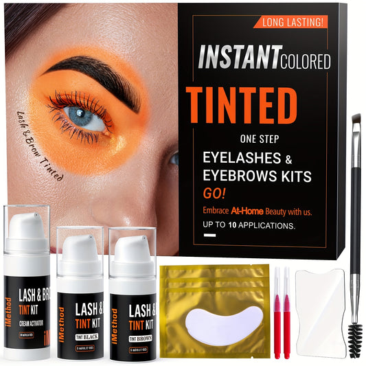 Eyelash & Eyebrow Coloring Kit - Professional Salon Effect