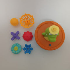 Crocodile Bath Toy for Kids Water Spray Play Set with Accessories