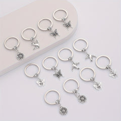12pcs Men's Summer Alloy Keychain Box Bag Accessories