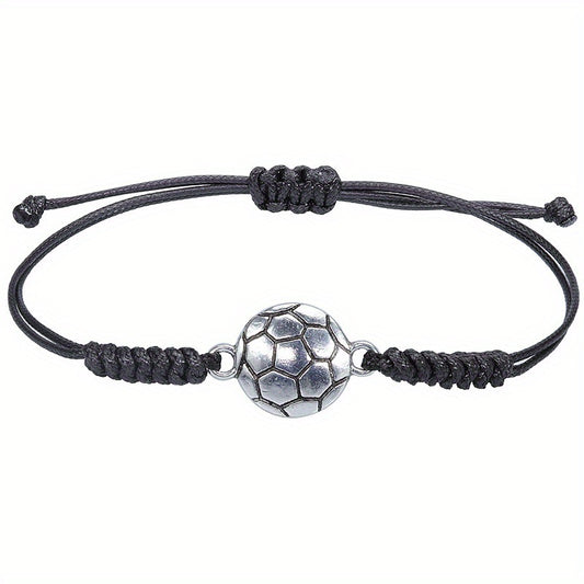 Sports Fan Adjustable Bracelet - Unisex Baseball Football Volleyball