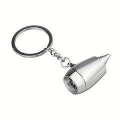 Airplane Engine Keychain Pendant for Men Boyfriend