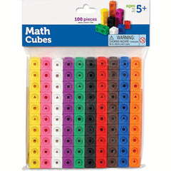 Math Link Cubes Set Of 100 Cubes Math Manipulatives For Kids Ages 5