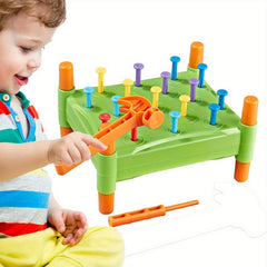 Educational Hammering Toy for Ages 3 PP Plastic Pegboard Game