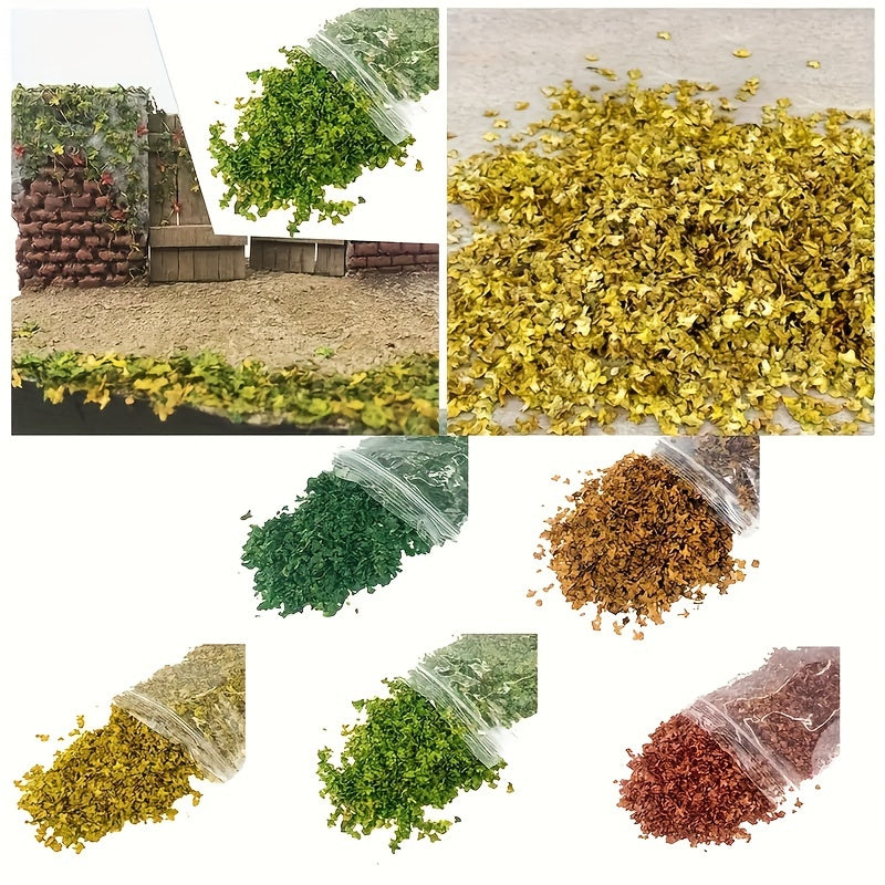 Colorful Leaves Vines Autumn Falling Micro Scenery DIY Plants Sand Plates