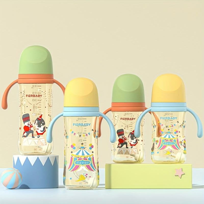 6 Month High Temp Resistant Milk Bottle - Anti Fall & Anti Flatulence