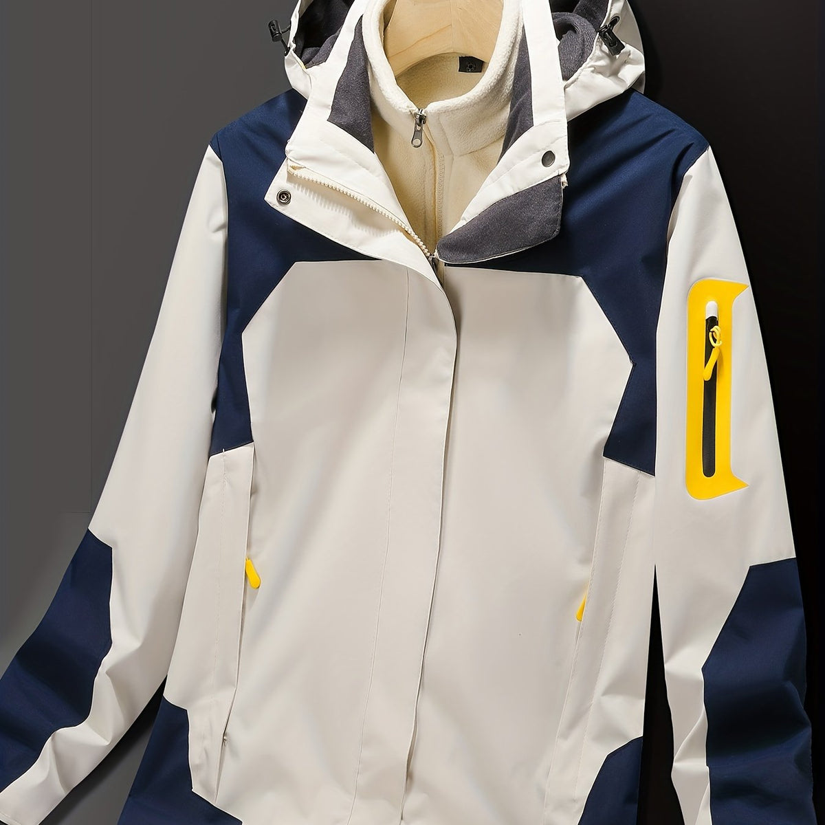 Women's Outdoor Set Plus Velvet Thick Fleece Windproof and Waterproof