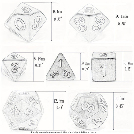 Mini Dice Set Purple & Dark Green for Table Game