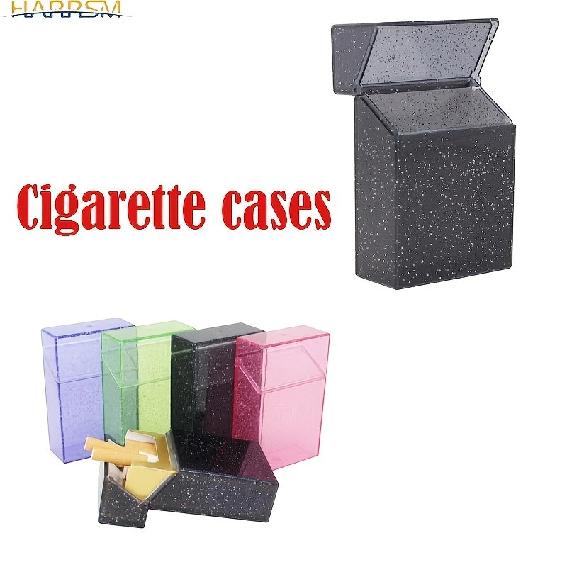 Sparkling Cigarette Case Moisture Proof Flip Top