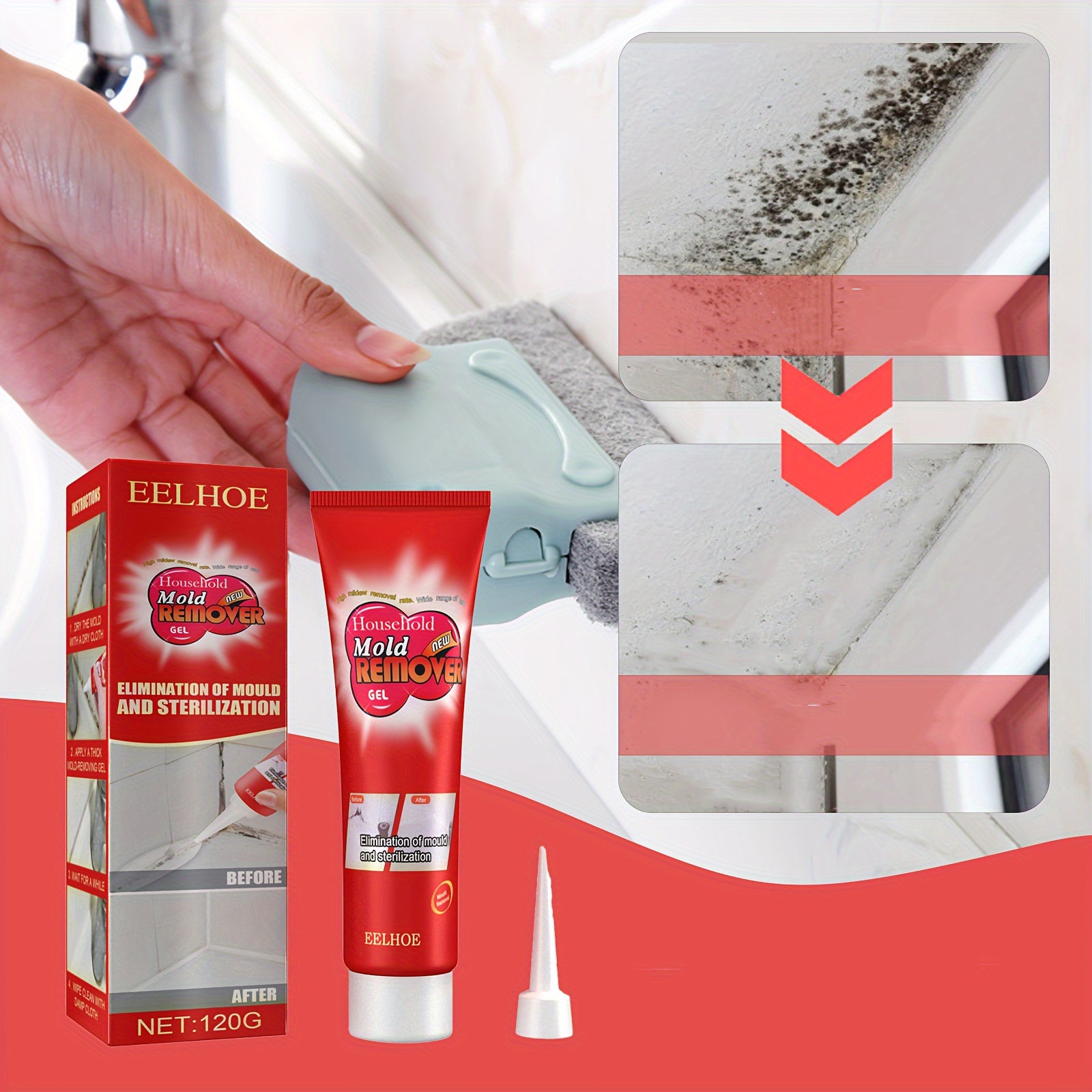 Mold Remover Gel Household Cleaner - 120g