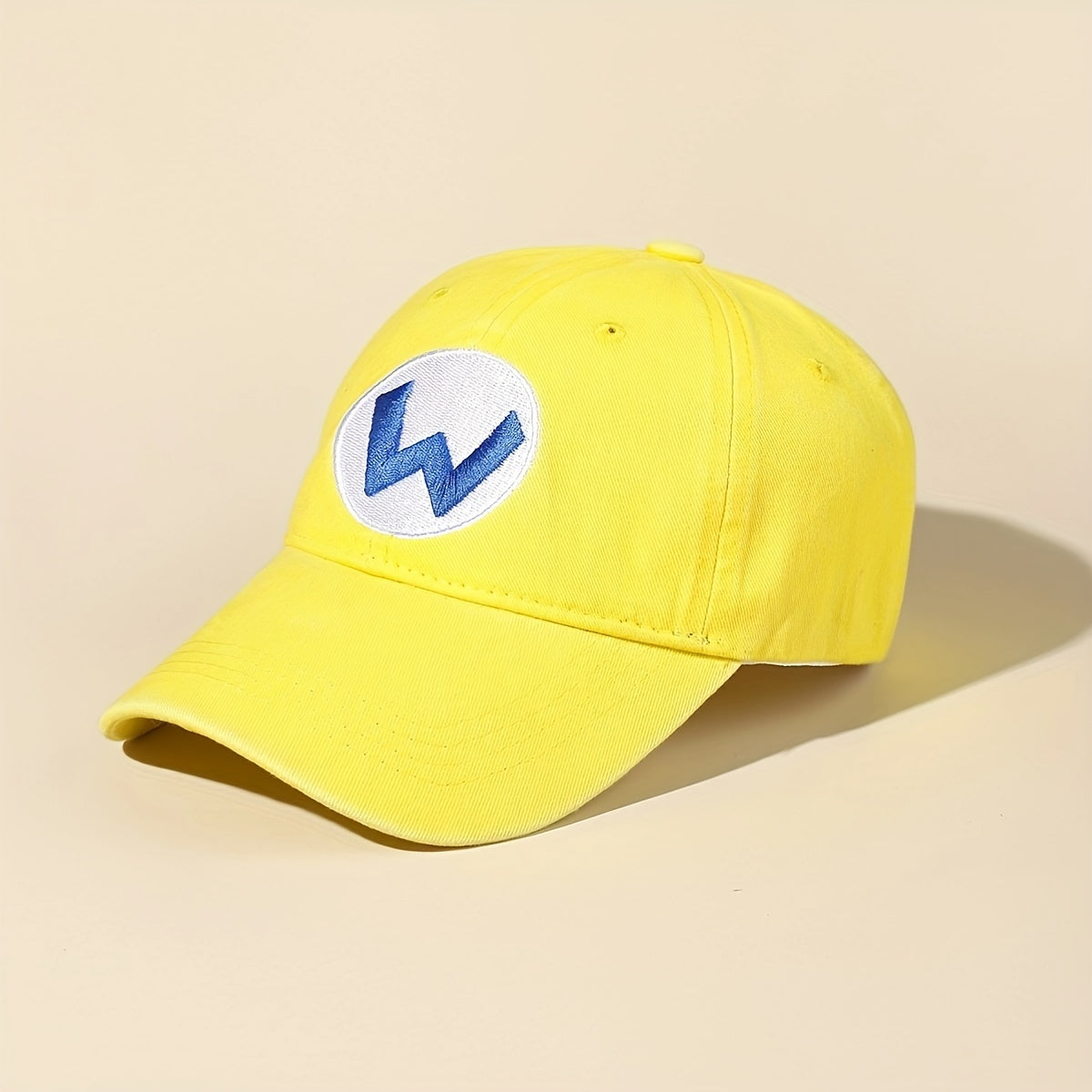 Yellow Baseball Cap Adjustable Cotton Dad Hats Sun Hat For Women