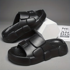 Men's Non Slip Platform Slides Comfortable Cloud Slides