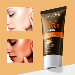 Natural Darken Bronzer Wheat Beauty Tan Cream 50g