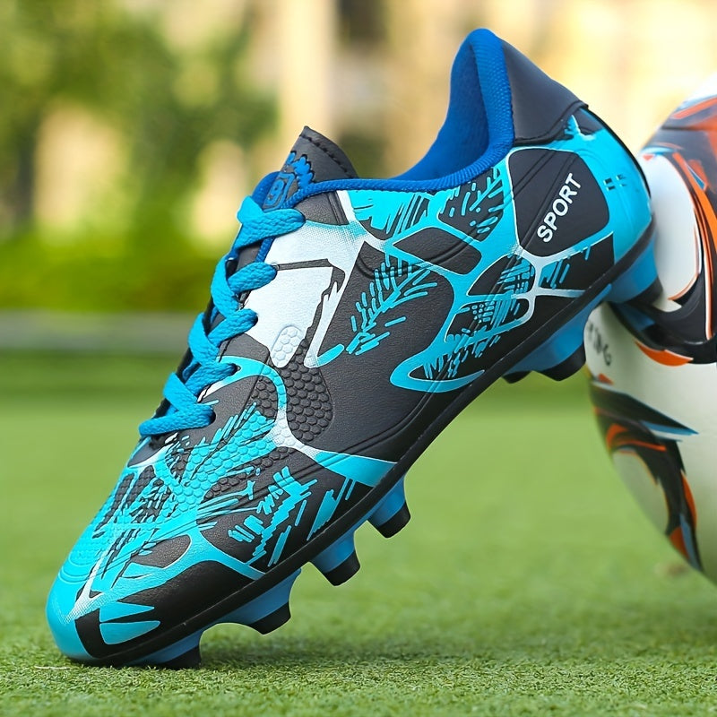 Professional Non Slip Boys AG Football Cleats for Training and Competition