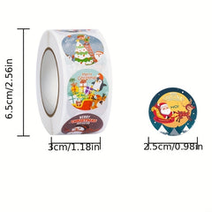 500pcs Christmas Sealing Label Stickers DIY Gift Wrapping Decoration