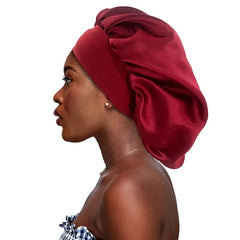 Satin Jumbo Bonnet for Women to Protect Hair