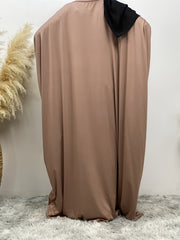  Casual Abaya Dress Women's Plus Solid Long Sleeve Maxi Dress