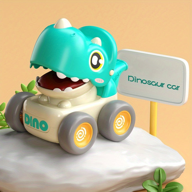 Press Whistle Dinosaur Toy Car Boys And Girls Gift