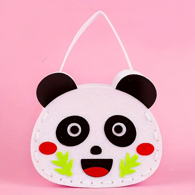 DIY Animal Theme Non-Woven Handbag Kit for Kids
