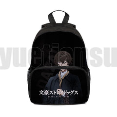12 Inch Bungou Stray Dogs Backpack Dazai Osamu Japanese School Bag for Kids