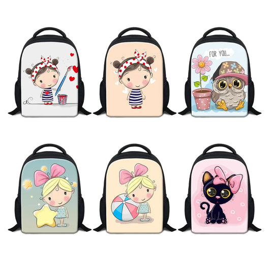 12 inch Music Cartoon Kindergarten Backpack for Kids
