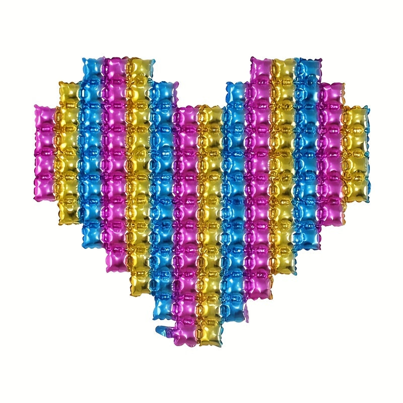 Heart Shaped Balloons Backdrop Photoshoot Party Decorations