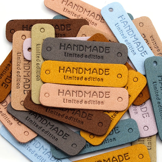 20pcs Knitted Clothes Tags for Hats with Love Sew Label Garment Accessories
