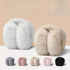 Plush Earmuffs Soft & Comfortable Hand Wash Perfect for Outdoor Activities