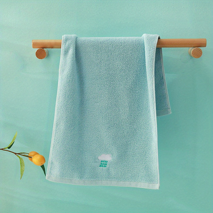 Cartoon Weather Embroidered Hand Towel Soft Skin-friendly Face Towel