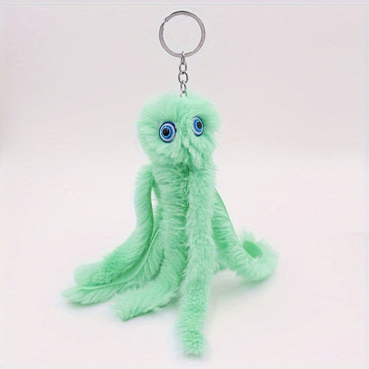 Octopus Keychain Plush Toy Bag Pendant Women's Shoulder Bag Accessory