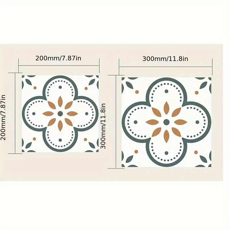 10pcs Non-slip Floor Stickers Waterproof Kitchen Bathroom Floor Stickers