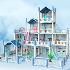 DIY Assembled Villa Creative Birthday Gift With Light String