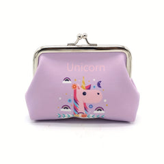 Cartoon Unicorn Coin Purse Bag Animal Pouch Key Bag Birthday Gift