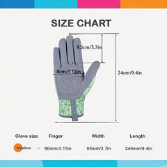 Non-Slip Garden Gloves for Weeding Digging Planting Raking