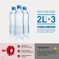 Heavy Duty Acrylic Double Sided Mounting Tape, Waterproof, Removable