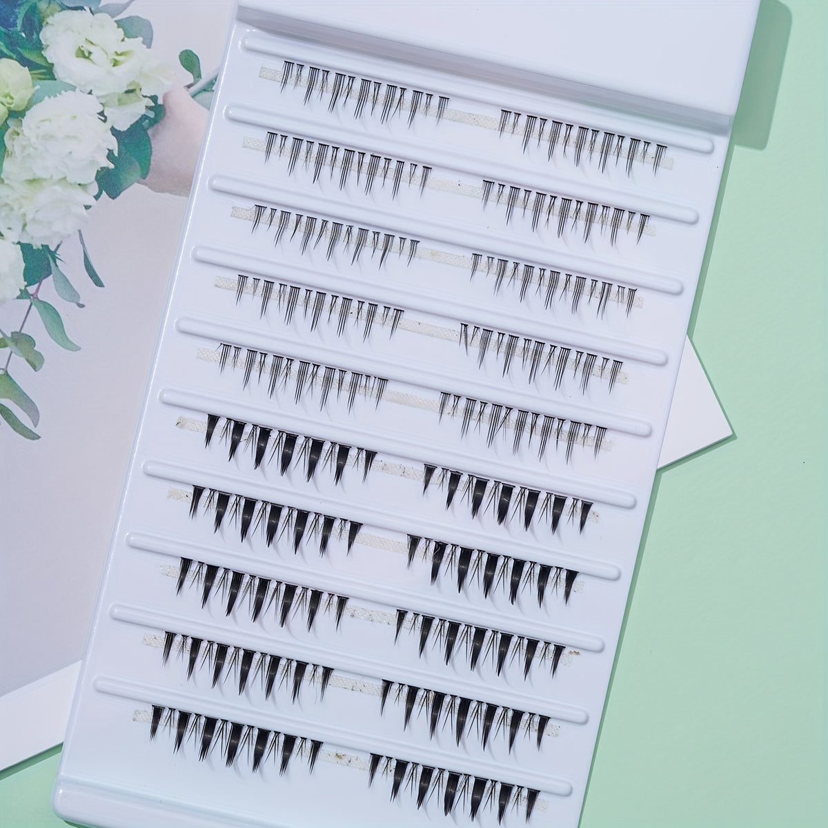 260pcs Little Devil Style Wispy Lash Clusters Mix 8-12mm