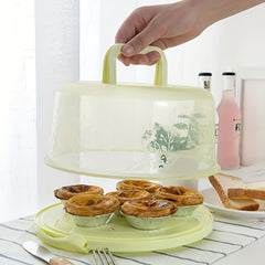 Portable Cake Storage Box Dustproof Anti-Smear Cover Cake Preservation