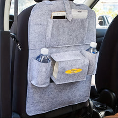 Car Seat Storage Bag Felt Organizer for Bottles Phones Tissues