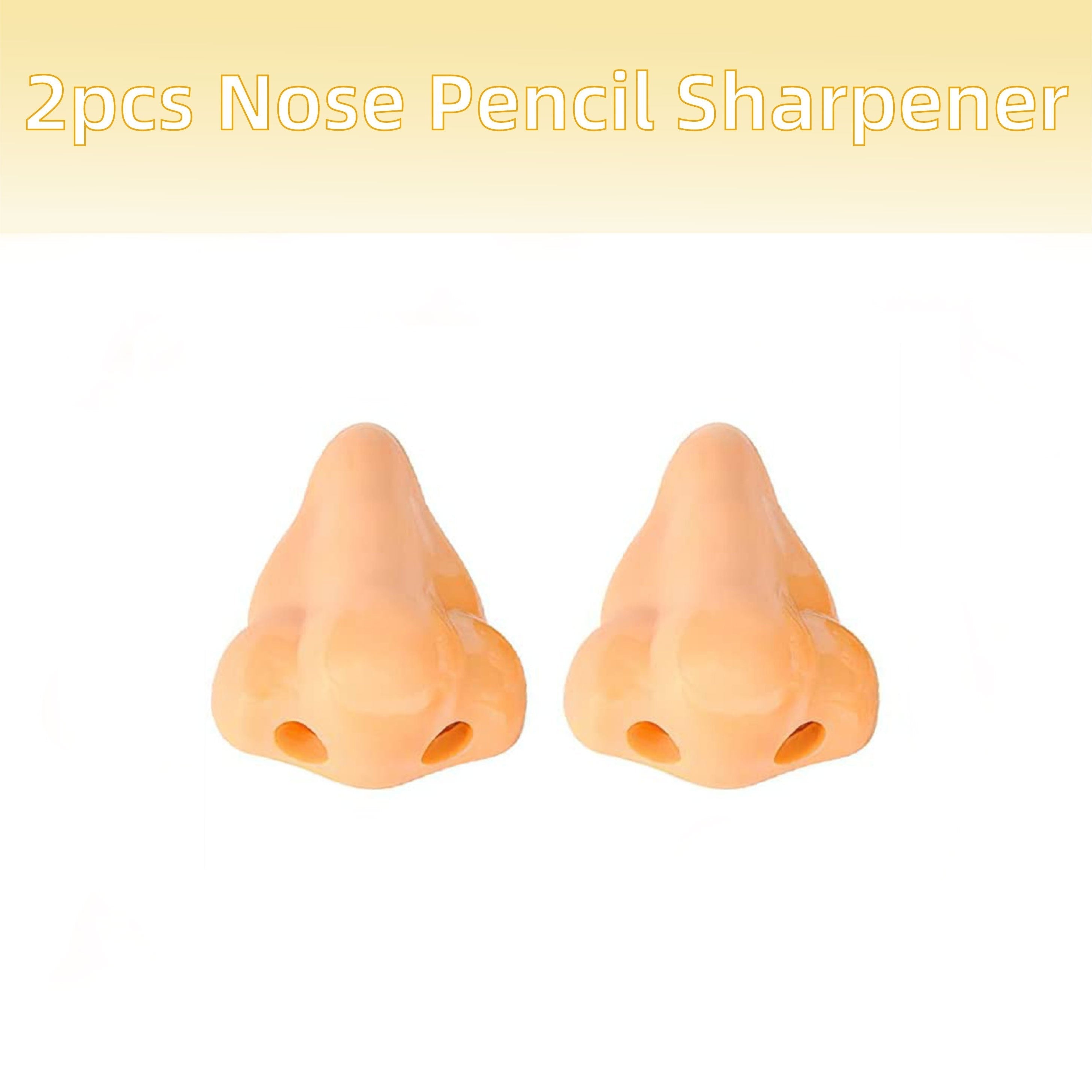 2pcs Nose Pencil Sharpener Funny School Supplies Stationery Birthday Party