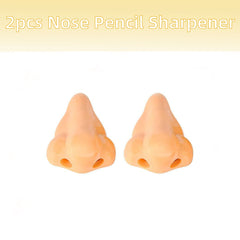 2pcs Nose Pencil Sharpener Funny School Supplies Stationery Birthday Party