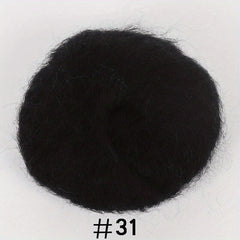 4pcs Wool Mohair Yarn Soft Fingering Crochet Knitting Threads