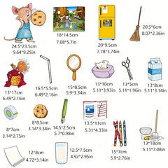 Felt Storytelling Kit Apron Drama with Mixed Colors Novelty Toy