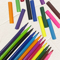 12 Watercolor Pens Set Washable Office Marker Art Supplies